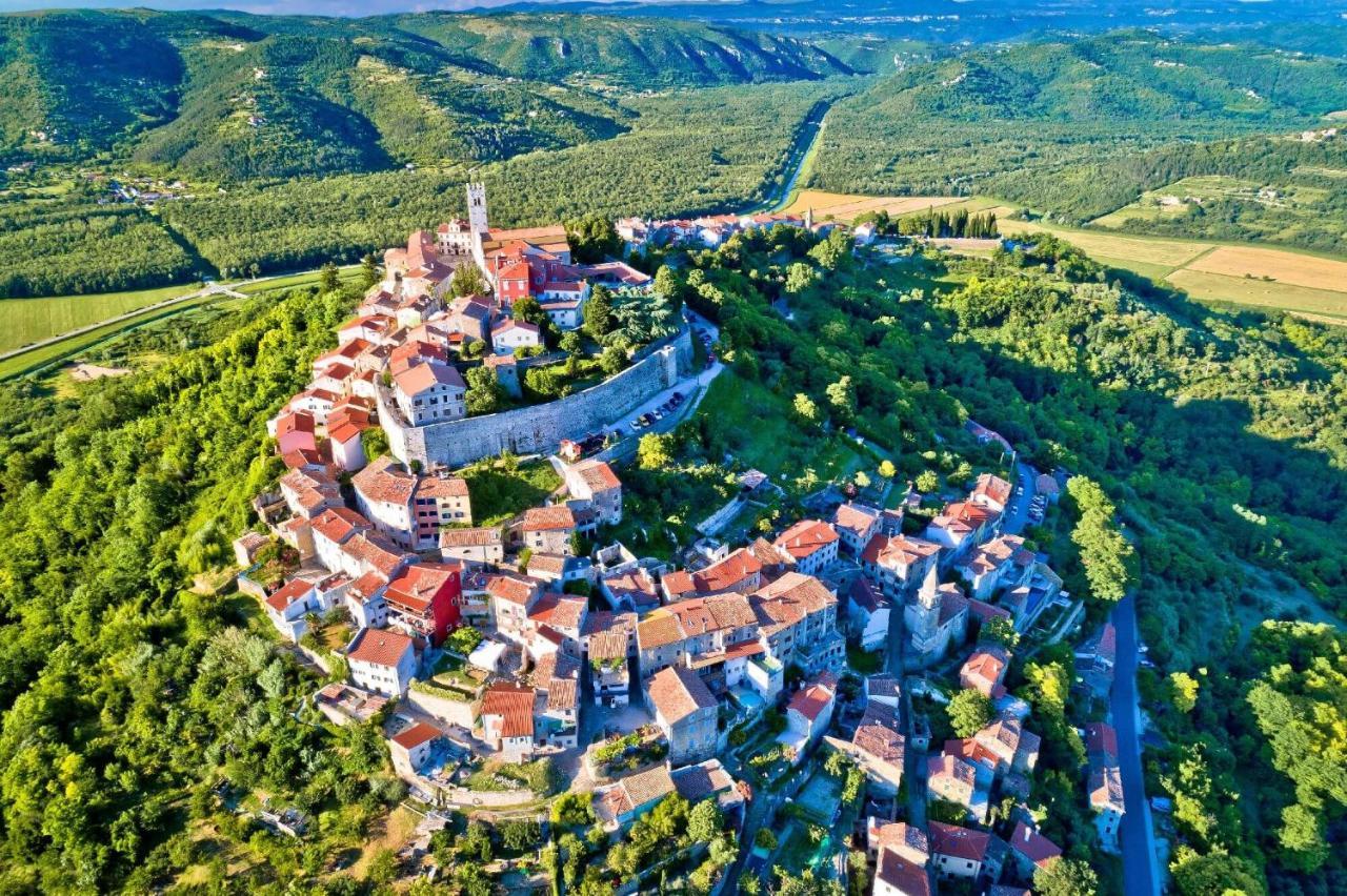Casa Leonarda, Old Authentic Istrian Stone House Near Motovun, Central Istria Zamask Zewnętrze zdjęcie
